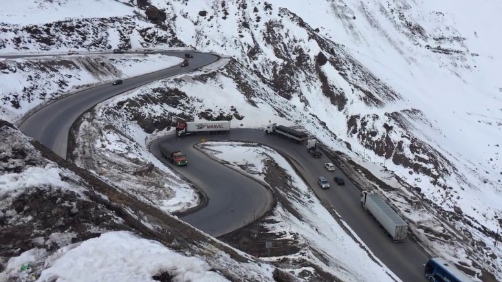Temperaturas muy bajas en alta montaña: estado de pasos fronterizos