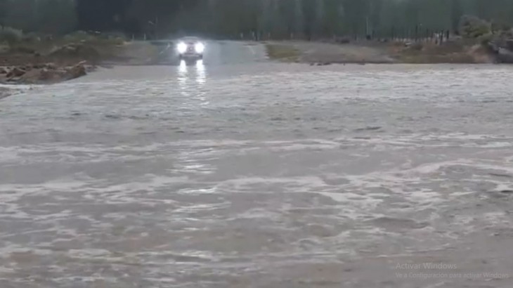 Permanecen intransitable el Cañón del Atuel y el camino a Punta del Agua