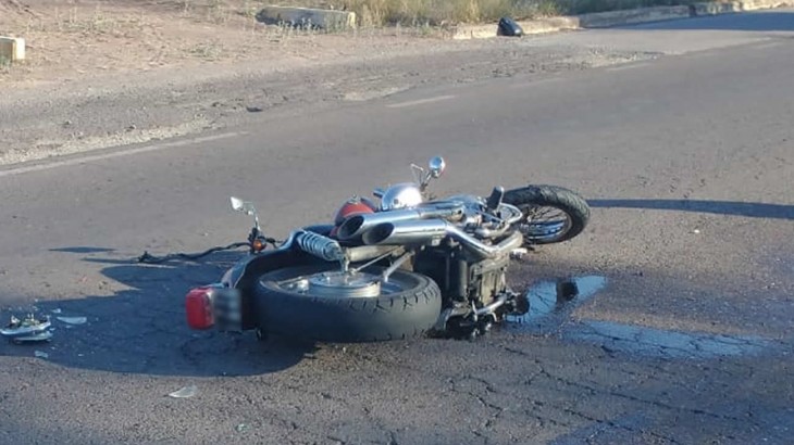 Un motociclista murió accidentado sobre la Ruta 82