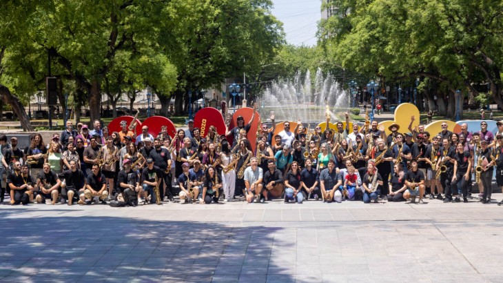 El Mendoza Sax Fest se despidió con una actuación en el corazón de la Ciudad