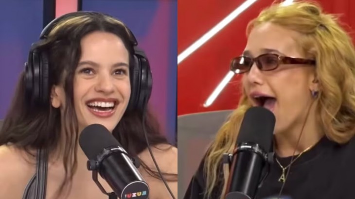 Ángela Torres se largó a llorar tras cantar en vivo con Rosalía