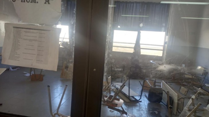 Se conoció la razón que desencadenó los destrozos en el Santa María