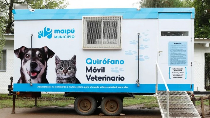 El móvil veterinario continúa su recorrido con servicios gratuitos en Maipú
