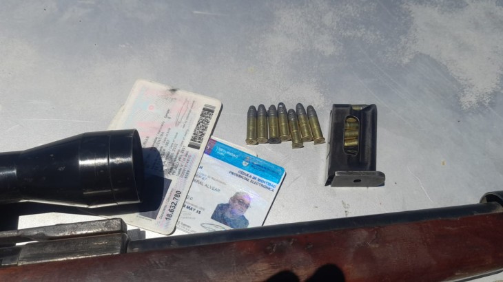 Secuestran un rifle calibre 22 durante un control policial en General Alvear
