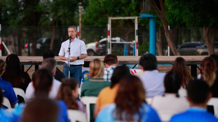 El intendente Omar Félix y los vecinos de El Cerrito inauguraron las nuevas obras en el Poli 3