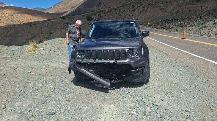 Despiste en solitario en Alta Montaña: tránsito con precaución en Ruta 7