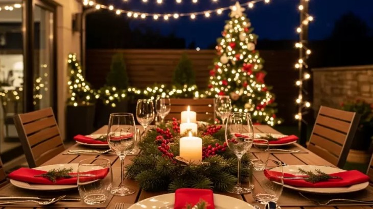 Nochebuena en Mendoza: ¿mesa adentro o afuera?