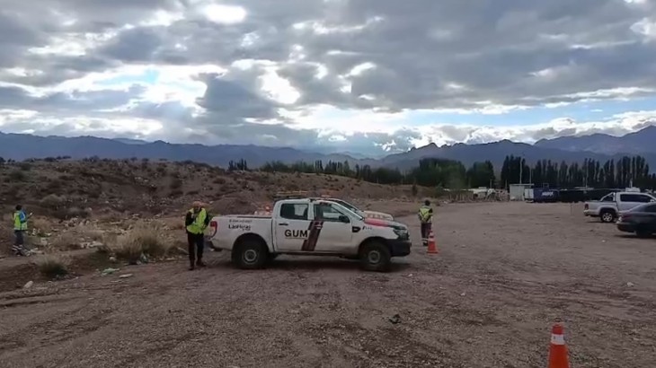 Restricciones al tránsito pesado por saturación de playas de estacionamiento en Uspallata