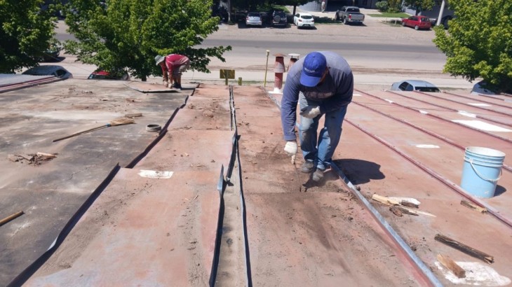 Infraestructura Escolar continúa sus trabajos en el sur provincial