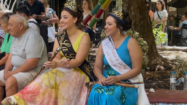 La Paz palpita su vendimia en la peatonal Sarmiento