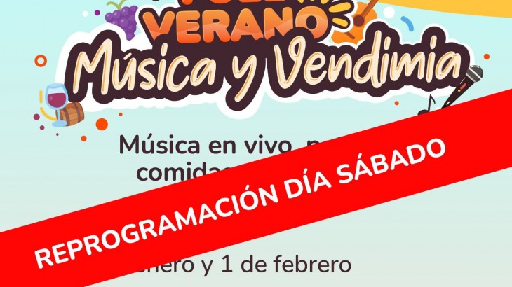 Las Heras reprograma una jornada del festival Full Verano por contingencias climáticas