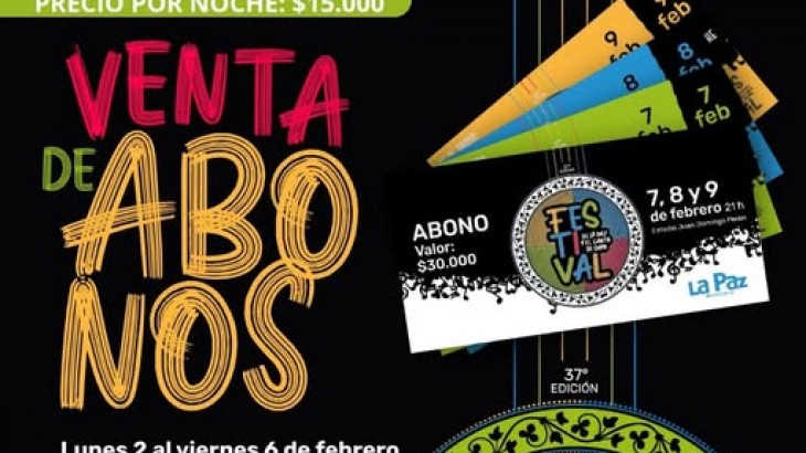 Festival de La Paz y el Canto de Cuyo: arranca la venta de abonos para las tres noches