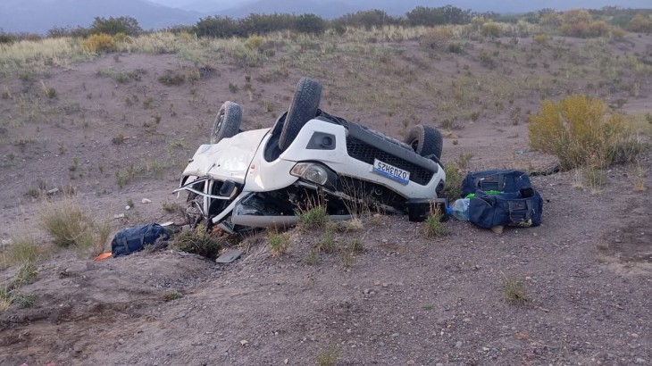 Tragedia vial en Pareditas: murió un turista brasileño tras volcar en Ruta 40