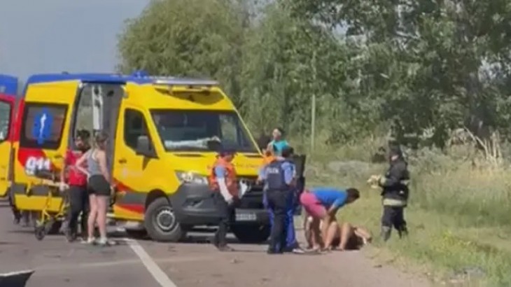 Impactante choque en San Carlos: tres vehículos involucrados y corte total en la Ruta 40