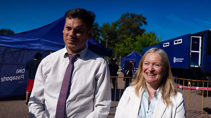 El camión fábrica de DNI, llegó a San Rafael por primera vez después de la pandemia