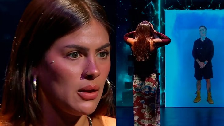 Tenso cruce en GH: el exnovio de Luana ingresó al juego con el "derecho a réplica" y la acusó en vivo