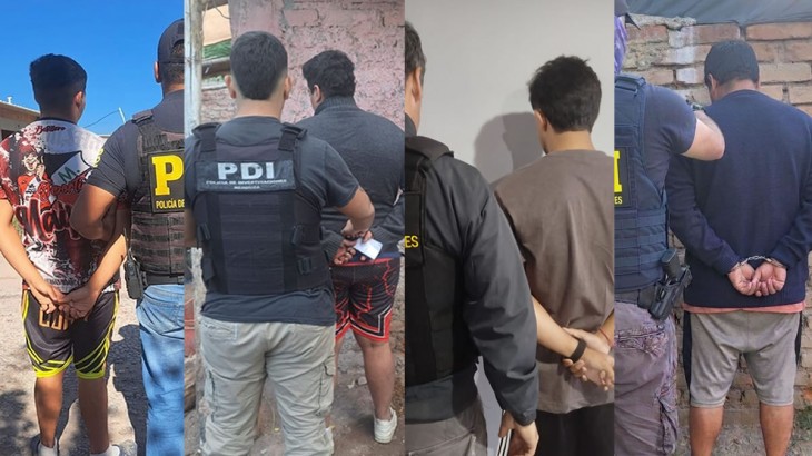 Siete allanamientos y cuatro detenidos: así cayó una banda en Maipú