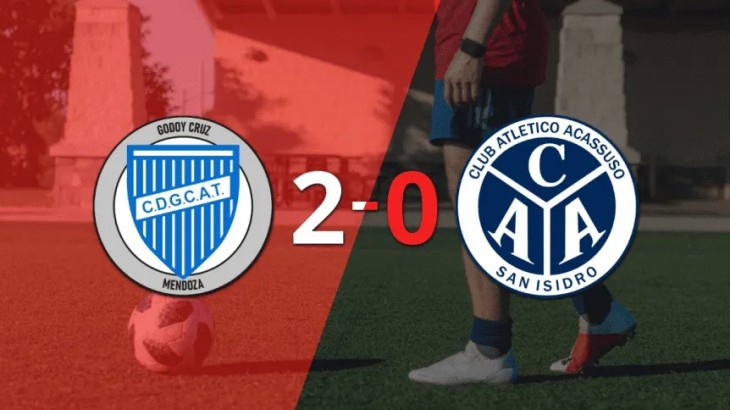 Godoy Cruz venció a Acassuso y se subió a la cima de la Primera Nacional