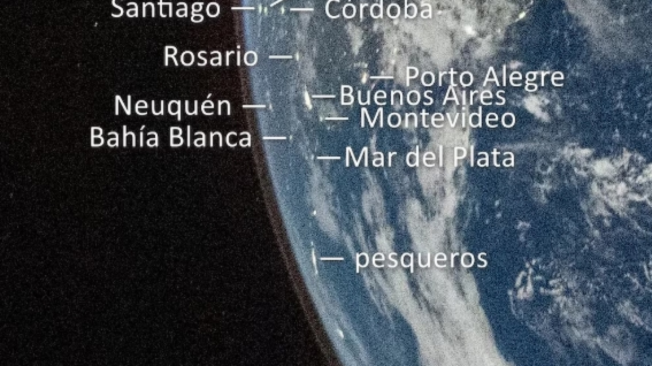 Impactante: imágenes del Artemis revelan la gran flota china pescando en el Mar Argentino