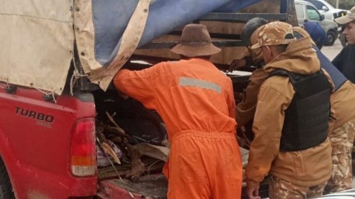 Secuestraron 150 kilos de carne durante un control policial sobre Ruta 40