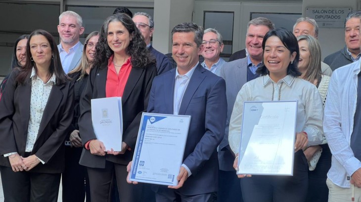 Diputados de Mendoza certificó procesos legislativos bajo normas IRAM