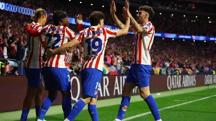 El Atlético perdió ante el Barcelona, pero igual se metió en semifinales