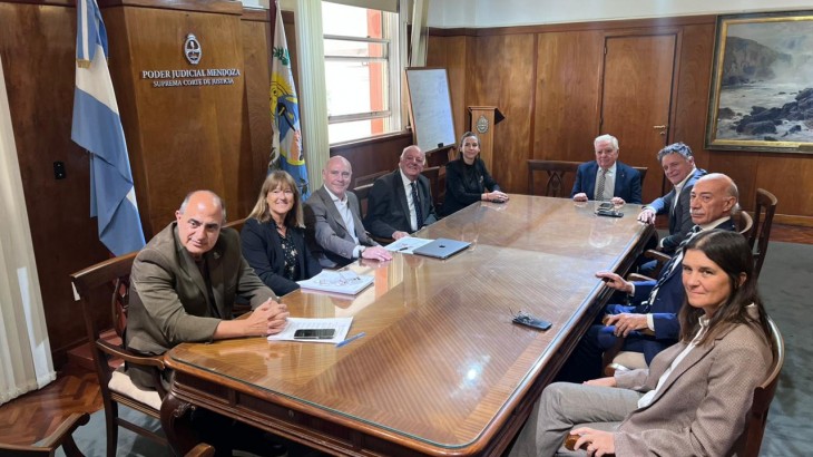 Jaliff se reunió con la Corte tras asumir con subsecretario de Justicia