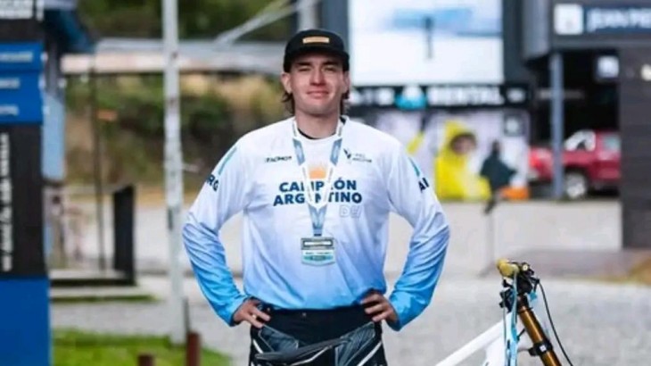 El sanrafaelino Gonzalo Gajdosech se consagró campeón argentino de descenso de mountain bike