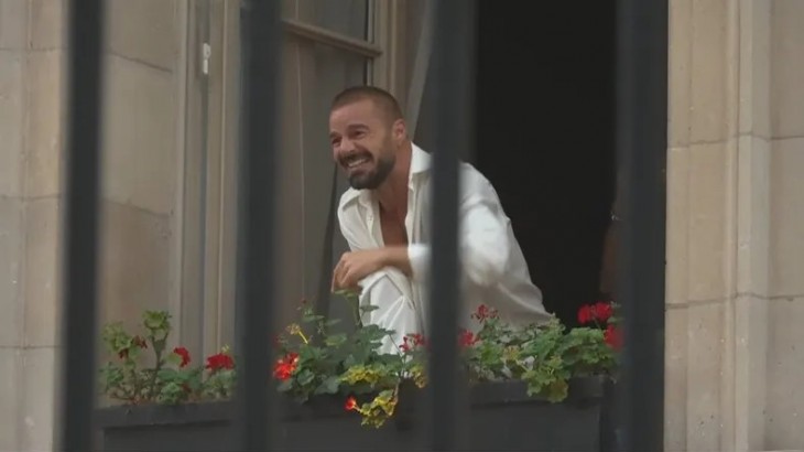 Locura por Ricky Martin: salió a saludar a sus fans y fue furor