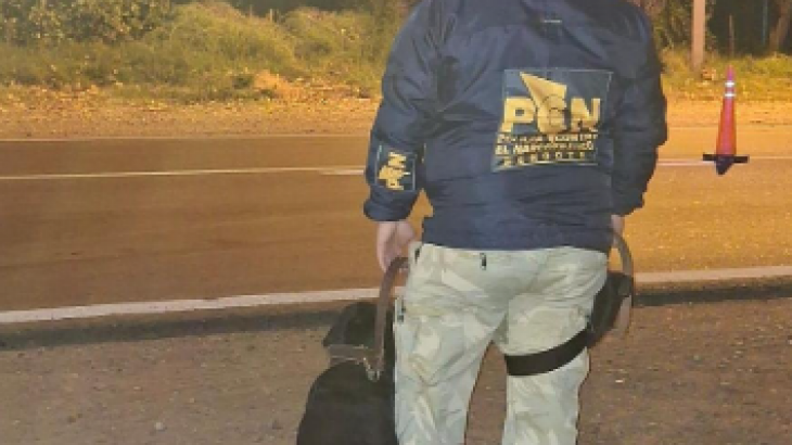 Secuestran marihuana en un colectivo tras un control con perro antinarcóticos en San Rafael