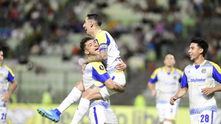 Con el primer gol de Di María en la Libertadores, Rosario Central le ganó a Universidad Central