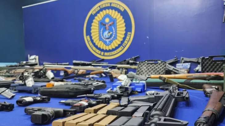 Cayó un mendocino clave en una red que compraba armas y las traficaba a Chile y Uruguay