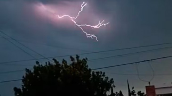 Alerta por tormentas en gran parte del país: advierten por lluvias intensas, ráfagas y granizo