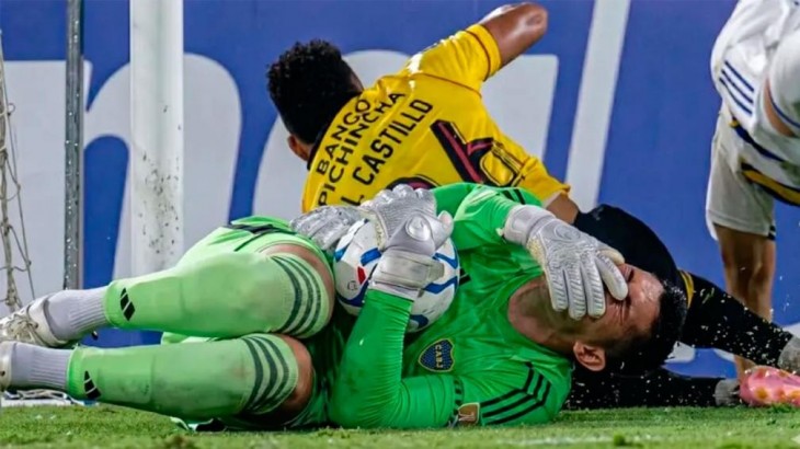Alivio en Boca: Leandro Brey no se lesionó y tiene chances de atajar contra Huracán