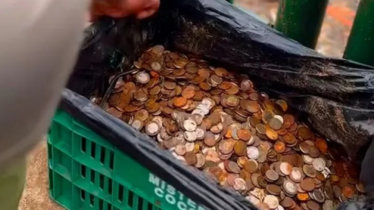 Sorpresa en las Cataratas del Iguazú: encontraron 400 kilos de monedas