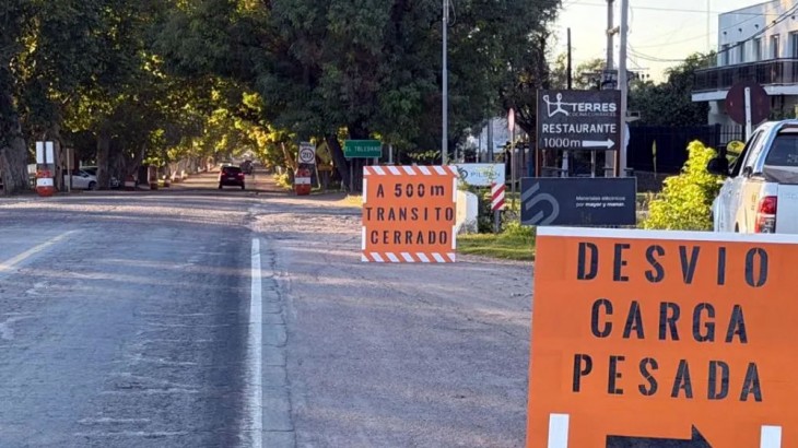 Nuevos cortes y desvíos en la Ruta 143 por obras entre San Rafael y Pareditas