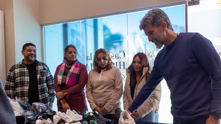 Ulpiano Suarez fue parte del Encuentro de producción textil junto a Mario Abed
